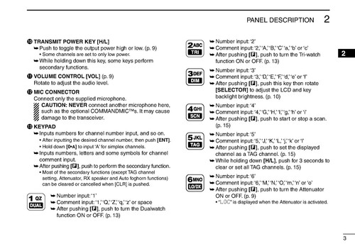 ICOM IC-M604A MARINE TRANSCEIVER INSTRUCTION MANUAL - WIRE-LOCK BOUND - COVERS - Picture 5 of 8