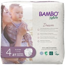 Leak Protection Baby Diapers, Size 4, 27 Pack