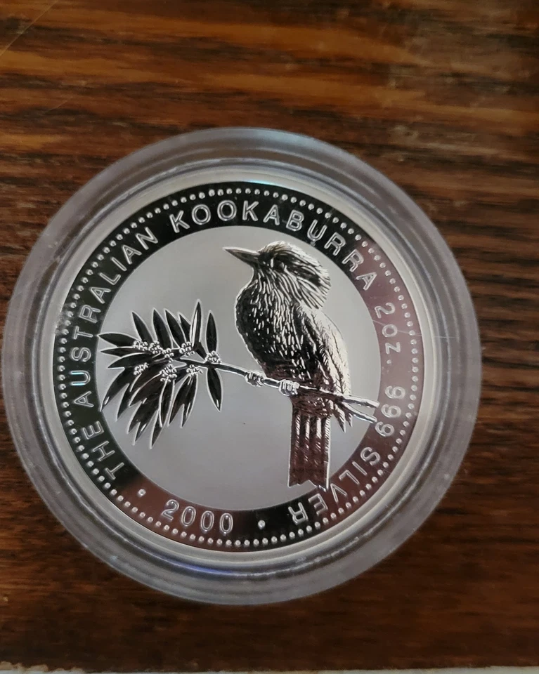 Moneda de plata Cucaburra Australia 2000 sin circular Foto 2 de 2