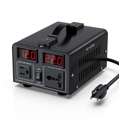 500W Voltage Converter Transformer(110V to 220V or 220V to 110V) Step Up/Down...