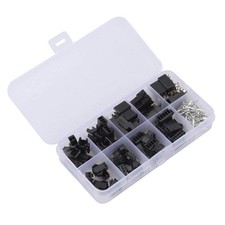 200 PCS JST-2.54mm Plug Connector Kit 2/3/4/5PIN Male Female Wire Terminals