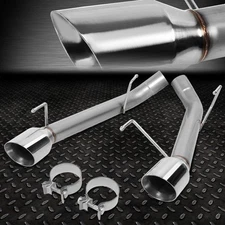 For 05-10 Ford Mustang 4.6L 5.4L Dual 4" Straight Axle Back Exhaust Muffler Tips