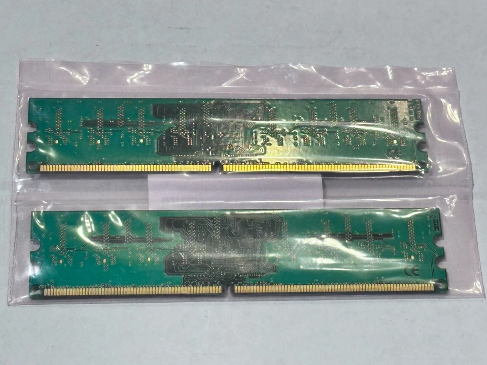 2 Kingston KVR800D2N5K2/1G DDR2 SDRAM 240 Pin PC-6400 Single Rank Memory - Image 3 of 4