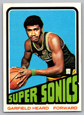 1972-73 TOPPS #98 GARFIELD HEARD SUPERSONICS ROOKIE