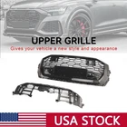 Gloss Black RSQ8 Style Front Honeycomb Mesh Grille Fits Audi Q8/SQ8 2019-2023