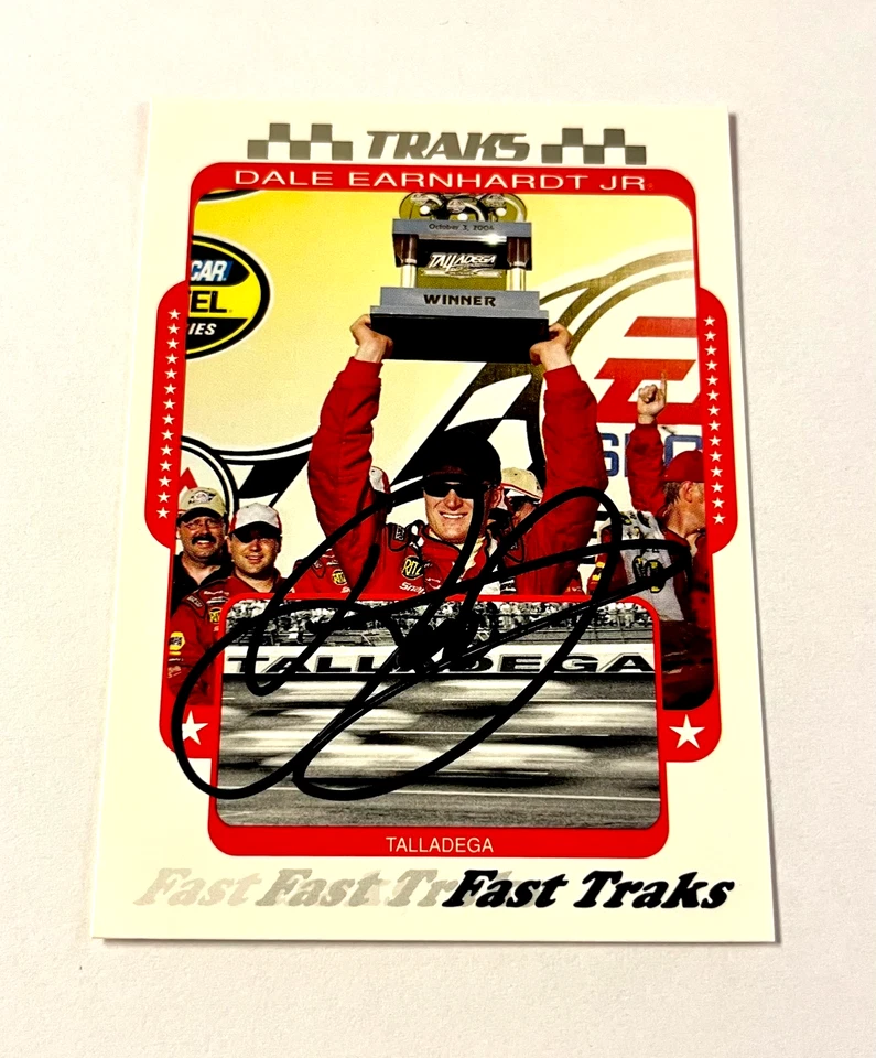 Dale Earnhardt Jr. NASCAR 2007 Press Pass Traks #93 Autographed Signed - Image 2 of 3