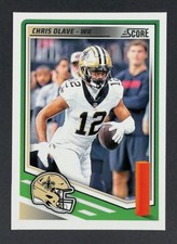 2025 Panini Score Football NFL Base Cards #218 Cars Olave Saints