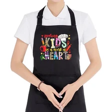 Funny Cafeteria Workers Cooking Aprons for Women with 2 Pockets - Cafeteria W...