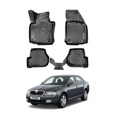 Floor Mats Liner for Skoda Octavia A5 2004-2013 TPE All Weather