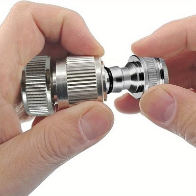 Aluminium Gewindenippel für Gartenbewässerung Quick Connect 4-Punkt Ausführun