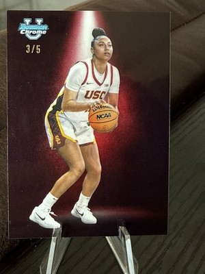  Topps 2025 Bowman Chrome- JUJU Watkins RED Spotlight /5 RARE   USC   