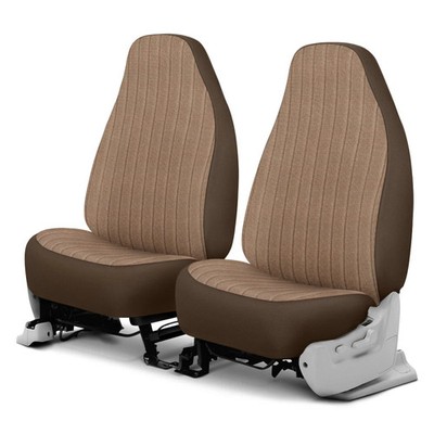 For Ford E-350 Econoline Club Wagon 83 Duramax Tweed  1st Row Brown Custom Seat