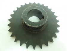 185573 Old-Stock; Tsubaki 50B28F-1-1/2 Sprocket;  50; 1-1/2"ID; 28Teeth