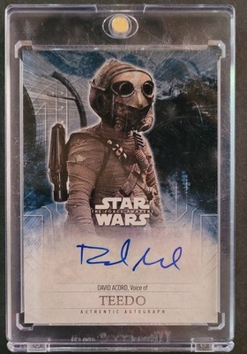 2016 Star Wars: The Force Awakens Series 2 David Acord Auto 