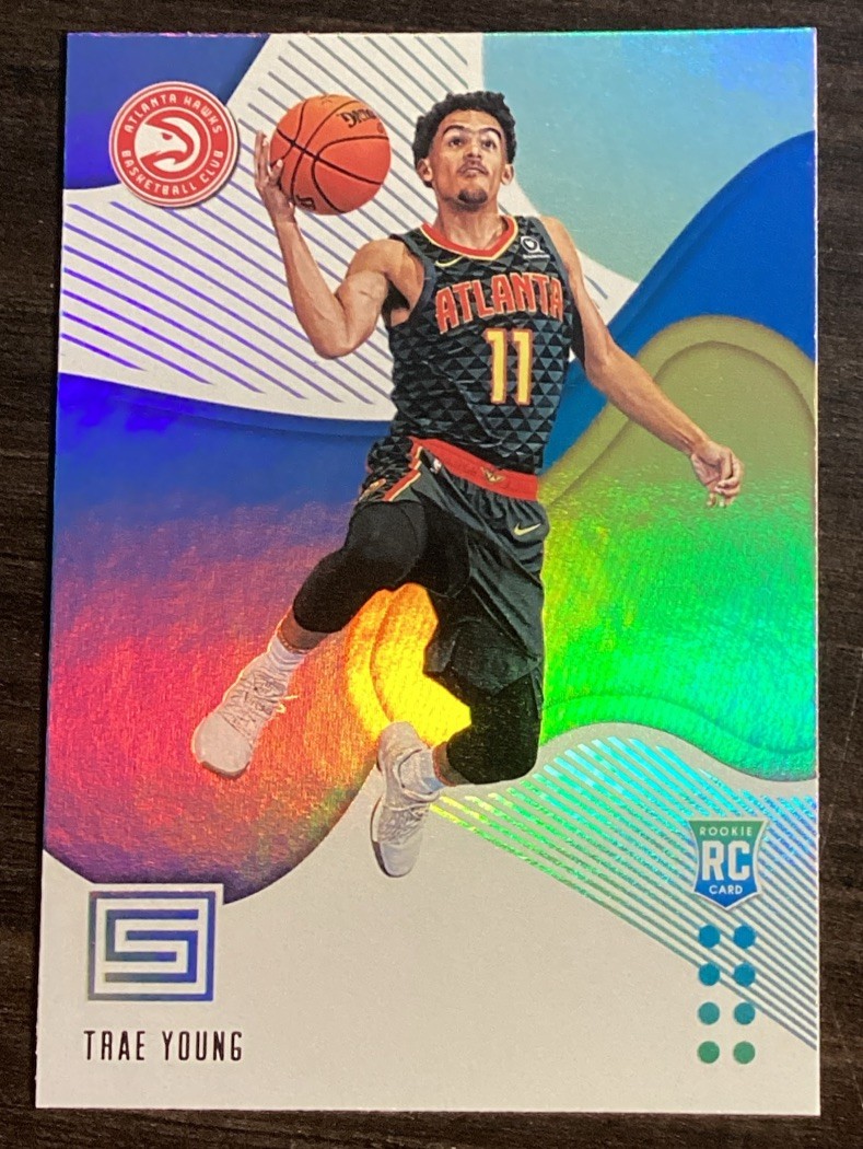 2018-19 Panini Status BLUE Rookie #192 TRAE YOUNG Atlanta Hawks RC