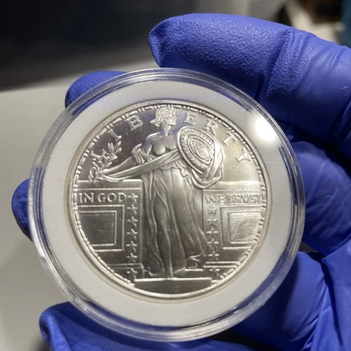 1 oz Standing Liberty Silver Round .999 fine Silver Bullion 1 Troy Ounce