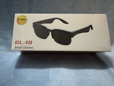 Bluetooth Smart Glasses w/ Speakers Eyewear Music translator Headphones Black