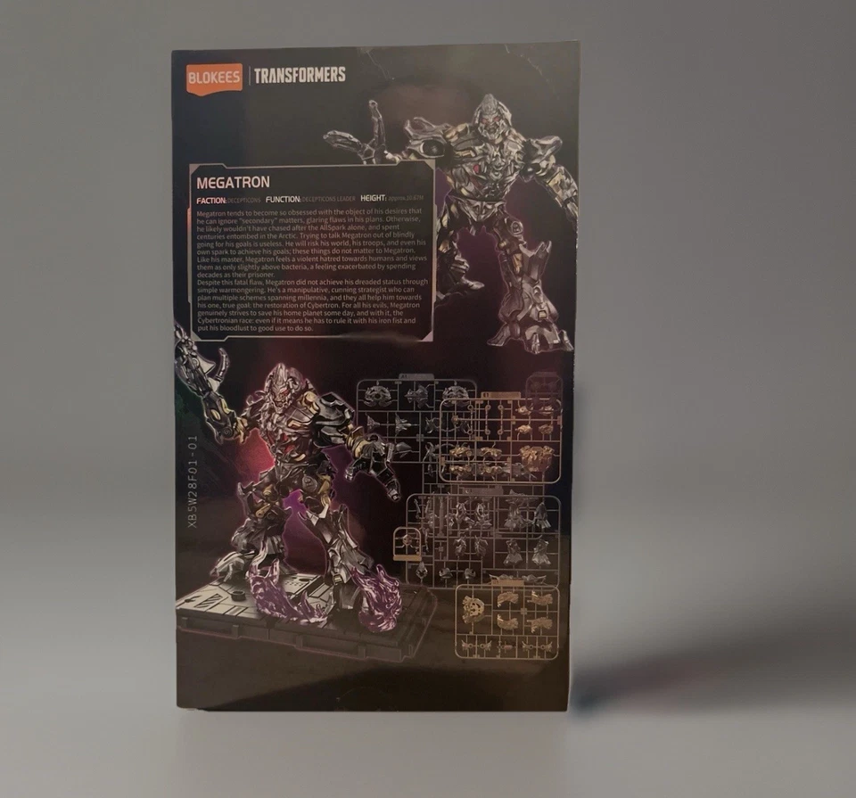 🌈 Blokees Transformers Classic Class – Megatron 75-Piece Model Kit – NEW - Image 2 of 3