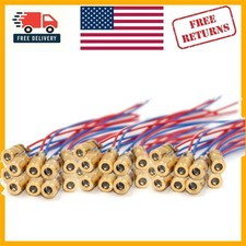 30Pcs 650nm Mini Laser Diodes - High-Quality Red Laser for Arduino Projects