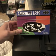 NEW Language Arts Grades 4-5 I Have...Who Has Interactive Game Cards Used