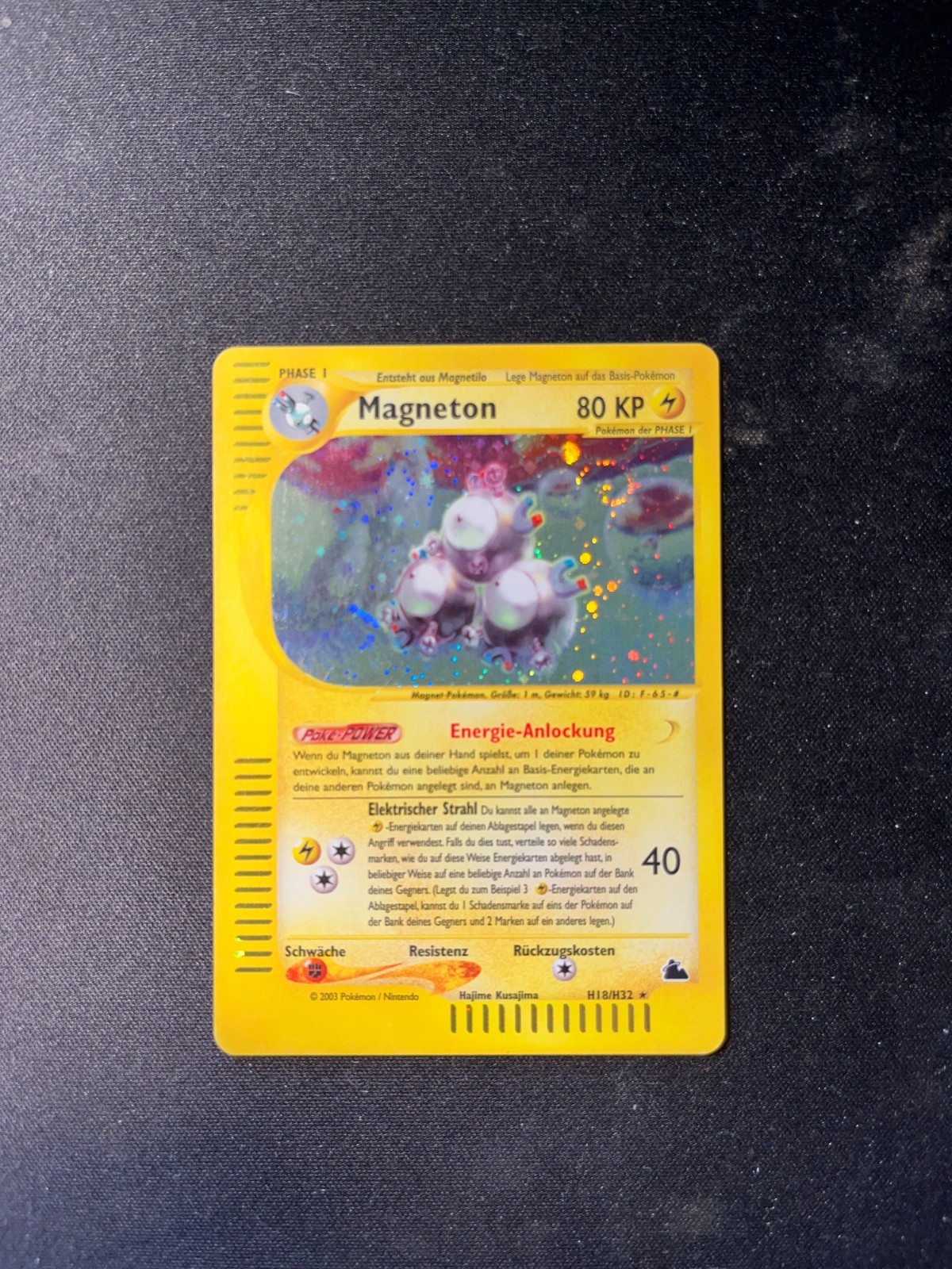 2003 Skyridge Magneton H18/H32 Holo Rare SWIRL