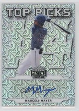 2021 Leaf Metal Draft Top Picks Silver Mojo Marcelo Mayer #TP-MM1 Auto uk2
