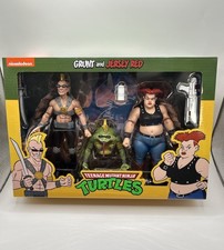 NECA TEENAGE MUTANT NINJA TURTLES GRUNT & JERSEY RED TARGET EXCLUSIVE