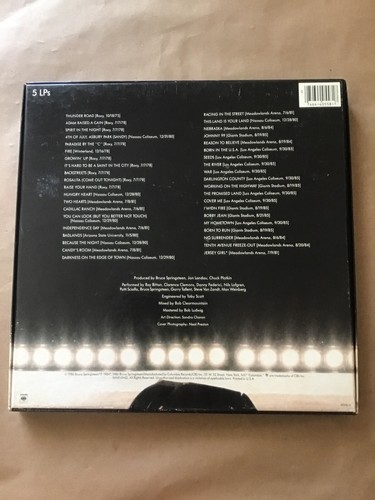 Bruce Spring Steen & E Street Band Live,1975-85,5xVinyl,1986,Columbia,C5X 40558. - Picture 2 of 12