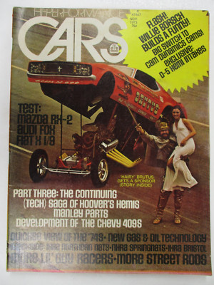BACK ISSUE HI-PERFORMANCE CARS MAGAZINE JANUARY 1974, SANAIR, TULSA, GLIDDEN, 45