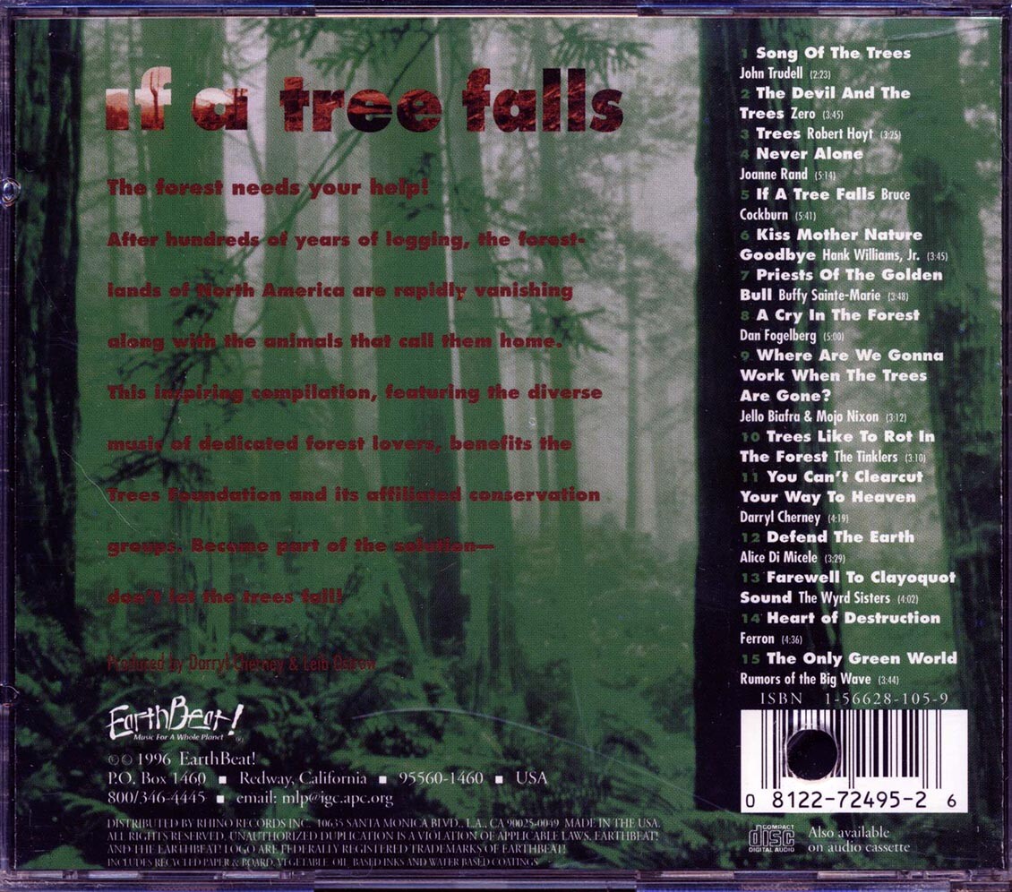 SEALED NEW CD John Trudell, Robert Hoyt, Joanne Rand, Etc. If A Tree