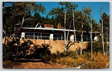 Pine Colorado~Deer Creek Christian Camp Social Center~Vintage Postcard