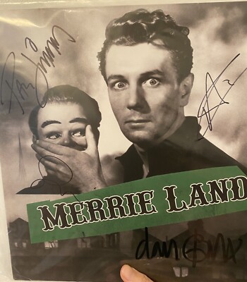 Damon Albarn Autograph green vinyl Good Bad Queen Blur Signed Gorillaz The Clash