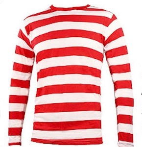 t shirt blanc manche rouge