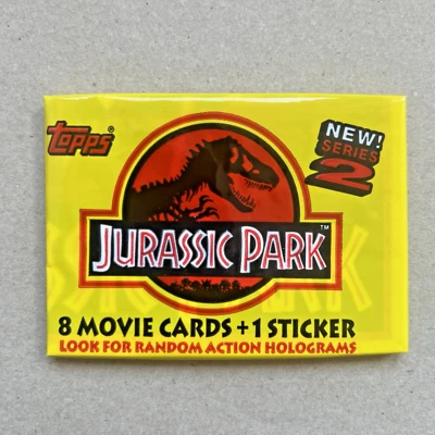 Jurassic Park Serie 2 (1993) Trading Cards Booster Topps OVP Series 2