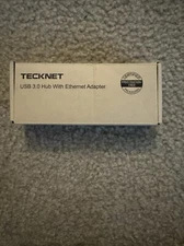 Tecknet USB 3.0 Hub with Ethernet Adapter