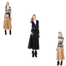 June Ambrose Faux Fur Vest With Sash Belt 380274j (1x)
