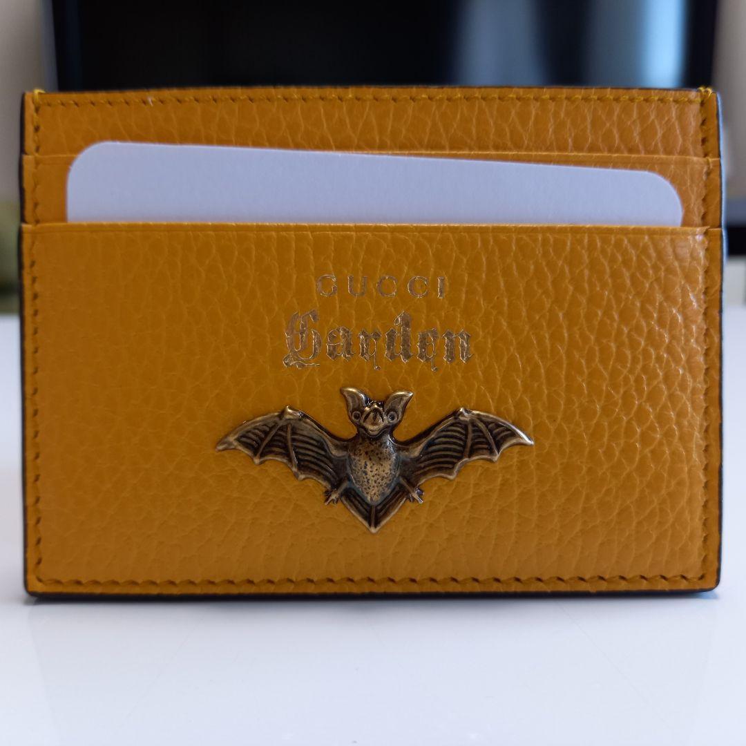 Gucci Business Card Case Genuine Leather Commuter Pass Gem