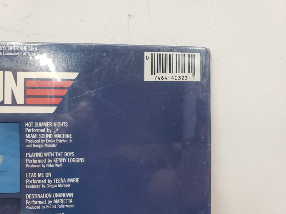 *NEW/SEALED* Top Gun 1986 Movie Soundtrack SC 40323 Jacket Vinyl Record
