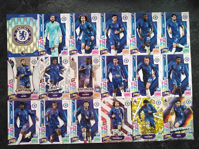 PANINI ADRENALYN XL PREMIER LEAGUE PLUS 2025 CHELSEA TEAM X 18 KARTEN