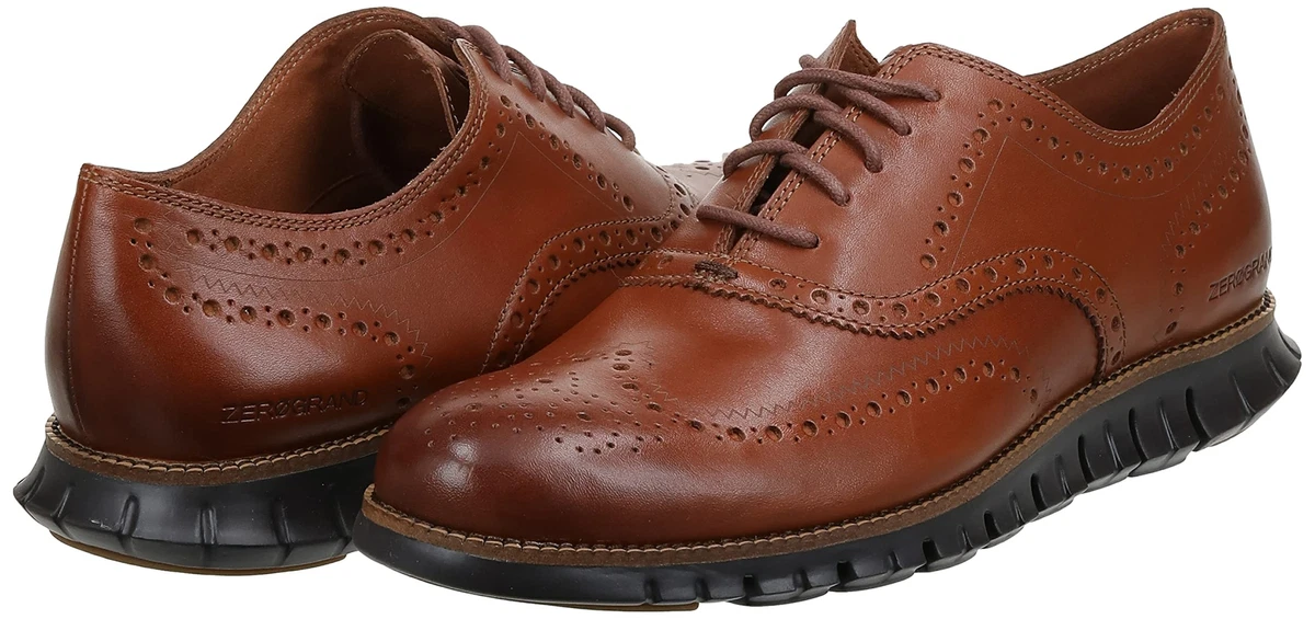 Cole Haan Men s Zerogrand Wing OX Oxford british tan leather java 12 M US