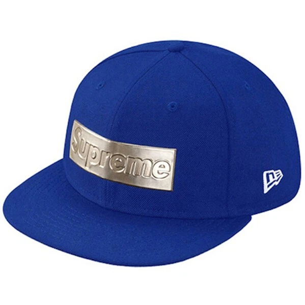 Chapeau Supreme Metallic Box Logo New Era Royal 7 (3/8)