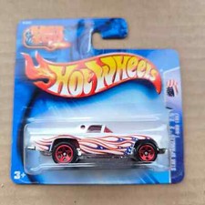 Hot Wheels SHORT CARD 2003 HW STAR SPANGLED 2 2/5 T-BIRD 1957 WHITE