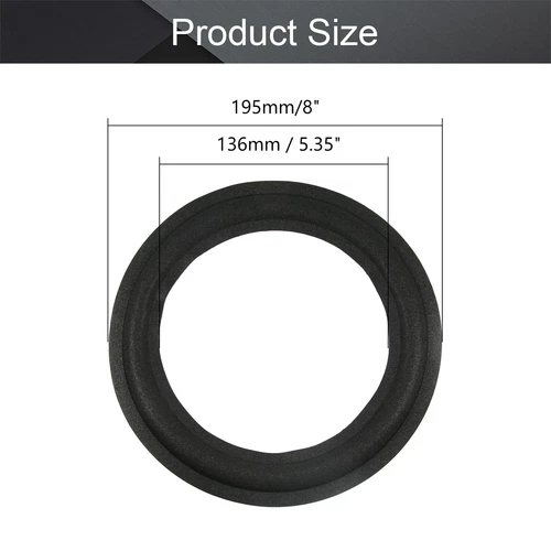 4/5/6/8/10/12 Speaker Foam Edge Surround Rings For Speaker Repair SubWoofer - Picture 29 of 32