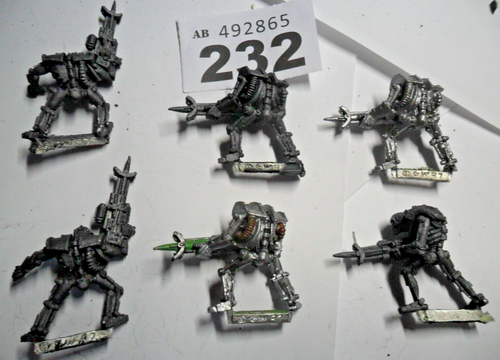 Warhammer 40k Necron original rare metal Warriors Raiders Lot W232 - Picture 2 of 2
