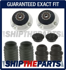 FRONT STRUT SHOCK MOUNT MOUNTS BEARINGS BUMP STOP SUSPENSION KIT 8 for BMW E46