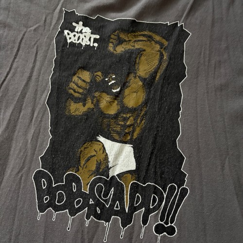 Bob Sapp The Beast MMA Shirt Black Fade Print Muscle Boxing Sports - Picture 2 of 5