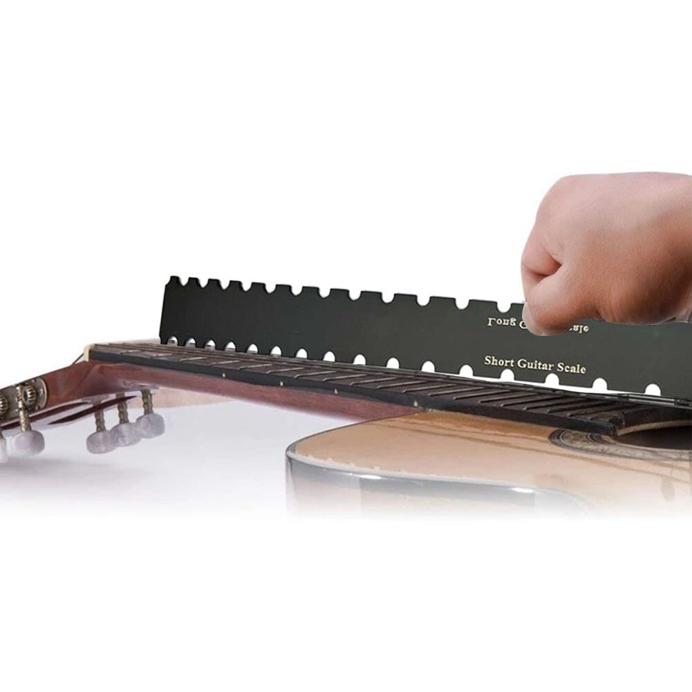 4 PCS Luthier Tools Guitar Neck Straight Edge Fret Leveling Beam/ Ruler