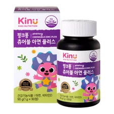 KINU Pinkfong Chewable Zinc Plus, 90 tablets, 90g, 1ea