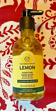 THE BODY SHOP LEMON PURIFYING HAND WASH, 8.4 OZ, NEW, RARE