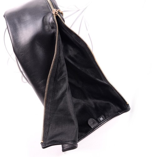 Custom made 30cm to 75cm Long Visible Side Zipper Style Real Sheep Leather Glove - Picture 7 of 8